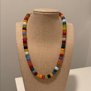 Colorful Glass Beaded Necklace